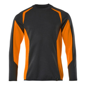 MASCOT® - Sweatshirt Schwarzblau/Hi-vis Orange 22084-781-01014, Größe XS