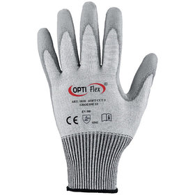 OPTI Flex® - Handschuh SOFT CUT 0818, grau/grau, Größe 09H