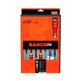 BAHCO® - BahcoFit VDE Schraubendreher-Satz, 150 V bis 250 V Spannungsprüfer,7-teilig