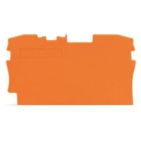 WAGO® - Abschluss-/Zwischenplatte Serie 2004 rastbar orange