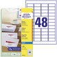 AVERY™ Zweckform - J4791-25 Adress-Etiketten, A4, 45,7 x 21,2 mm, 25 Bogen/1.200 Etiketten, weiß