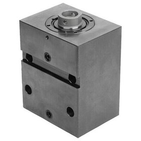 KIPP - BLOCKZYLINDER HYDRAULISCH, FORM:C DOPPELT WIRKEND, DK=25, HUB=20, O-RING-FLANSCHANSCHLUSS STAHL