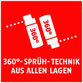 ABUS - Abwehrspray SDS80 inkl. Tasche,Reichweite 5 Meter, Sprühzeit 8 Sekunden