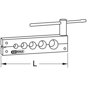 KSTOOLS® - Bördelleiste 6-14mm, 130mm