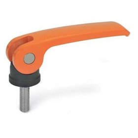 Ganter Norm® - 927.4-63-M5-20-B-O Exzenterspanner mit Edelstahl-Schraube, Hebel Zink-Druckguss