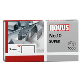 Novus - Heftklammer No.10 040-0003 verzinkt 1.000 Stück