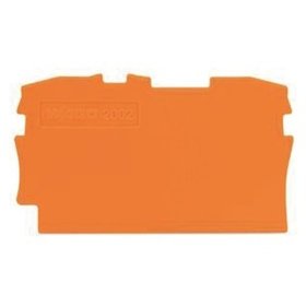 WAGO® - Abschluss-/Zwischenplatte Serie 2002 rastbar orange