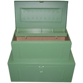 Stahlblechkoffer grün 830x440x340mm (H)