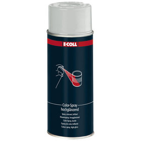 E-COLL - Buntlack Colorspray hochglänzend Alkydharz 400ml Spraydose lichtgrau