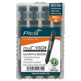 Pica - Minen-Set für Permanentmarker VISOR Industrial schwarz