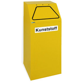 stumpf® - Wertstoffsammler 65 l gelb stationär