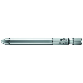 Wiha® - Bit Kreuzschlitz Pozidriv 7042 Z DIN ISO 1173 E 6,3 1/4" PZ2x50mm