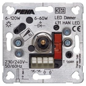 PEHA - Dimmer Dreh/Druckkn 6-60W LED UP
