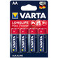 VARTA® - Batterie MAX TECH AA, 4-er Blister DE