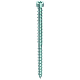 HECO-TOPIX®Combi-Connect - Zylinderkopfschraube Stahl blau verzinkt CC-Gewinde T-Drive T 30, 6,5x130mm