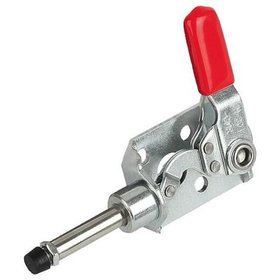 KIPP - SCHUBSTANGENSPANNER MINI, OHNE KONSOLE, FORM:A, STAHL, KOMP:KUNSTSTOFF ROT