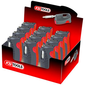 KSTOOLS® - 1/4" CLASSIC Mini-Bit-Etui-Display, 12-teilig Torx, PH, PZ