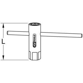 KSTOOLS® - Knebel für Verlängerung, 200mm