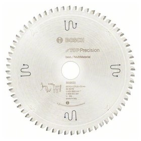 Bosch - Kreissägeblatt Top Precision Best for Multi Material ø216 x 30 x 2,3mm, 64 Zähne (2608642097)