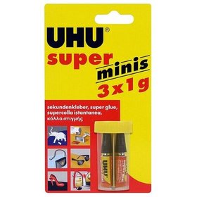 UHU® - Sekundenkleber super-minis 3x1g