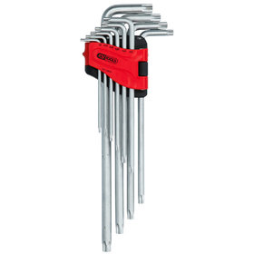 KSTOOLS® - Torx-Winkelstiftschlüssel-Satz mit Bohrung, XL, 10-teilig TB8-TB50