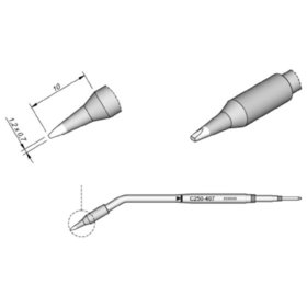 JBC - Lötspitze Serie C250, Meißelform, C250407/1,2 x 0,7mm, gerade