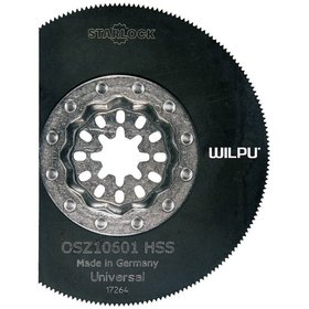 WILPU - Sägeblatt für oszillierende Elektrowerkzeuge mit STARLOCK Aufnahme OSZ 10601