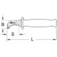 KSTOOLS® - Kabelmesser mit Schutzisolierung und Hakenklinge, 200mm
