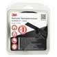 3M™ - Dual Lock™ Flexibler Druckverschluss SJ3550, Schwarz, 25 mm x 2.5 m, 5.7 mm, 40 Köpfe/cm², Außenbereich, Blister