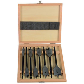 PROJAHN - Flachholzbohrer-Set 8 teilig Durchmesser 12-16-18-20-22-25-28-32mm