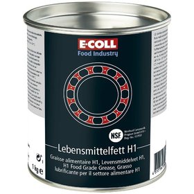 E-COLL - Lebensmittelfett mit NSF H1 Zulassung, säurefrei 1kg Dose