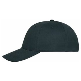 James & Nicholson - 6 Panel Cap Bio Baumwolle MB6236, navy-blau, Einheitsgröße