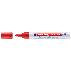 edding - 8750 Industrie Lackmarker rot