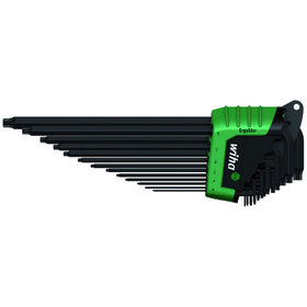 Wiha® - Stiftschlüssel-Set 366R HZ13 für TORX®, 13-teilig im Kunststoffhalter T6 - T45