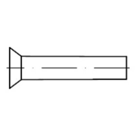 Senkniet DIN 661 Stahl blank ø5 x 60mm