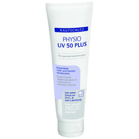 Physioderm® - PHYSIO UV 50 PLUS Hautschutzcreme unparfümiert mit LSF 50, 100ml Tube