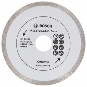 Bosch - Diamanttrennscheibe für Fliesen, ø115mm (2607019472)