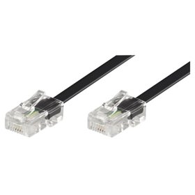 goobay® - Netzwerkkabel 50255 ISDN schwarz