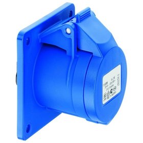 ABL SURSUM - CEE-Anbausteckdose 5p 16A 400-440V/rt 6h IP44 Schraubkl ger kst 75x75mm