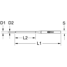 KSTOOLS® - Bremsklotz-Splintentreiber, 8-kant, Ø 6mm
