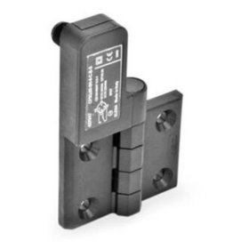 Ganter Norm® - 239.4-70-53-SL-CS Schaltscharniere mit Anschlussstecker