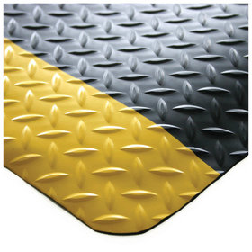 COBA - Safety Deckplatte schwarz/gelb 1,50m br.