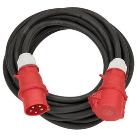 brennenstuhl® - CEE Verlängerungskabel IP44 (10m Kabel, H07RN-F 5G6,0, 400V/32A 5-polig mit CEE Stecker und Kupplung) schwarz
