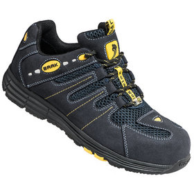 BAAK® - Sicherheitshalbschuh Rick2 Sports light 71462, S1P SRC ESD, schwarz/gelb, Gr. 40