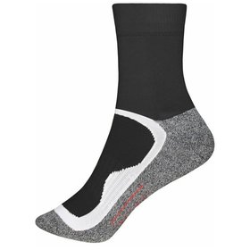 James & Nicholson - Hohe Sportsocken Cooldry® JN211, schwarz, Größe 45-47