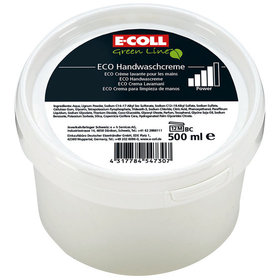 E-COLL - ECO Handwaschcreme PU-frei gegen wasserunlösliche Verunreinigungen 500ml