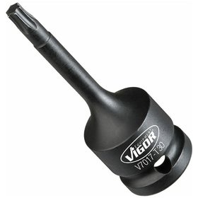 VIGOR® - Schlagschrauber Schraubendreher-Einsatz ∙ V7017-T30 ∙ Vierkant 12,5mm (1/2") ∙ T Profil ∙ T30