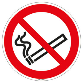 Verbotszeichen P002 "Rauchen verboten" Folie ø100mm