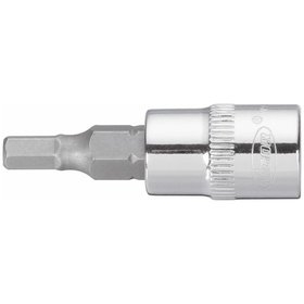 VIGOR® - Schraubendreher-Einsatz Innen 6-kant V2431 Antrieb 1/4", SW4 x 30mm