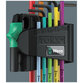 Wera® - Winkelschlüsselsatz, BlackLaser, 9-teilig T8-T40 967/9 TX BO Multicolour 1 SB